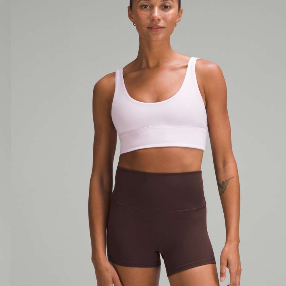 lululemon athletica Light Pink Scoop Sports Bra